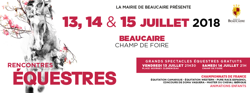 programme rencontre equestre beaucaire