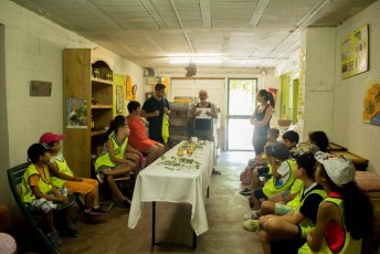 Beaucaire 2017 Visite ruches centre aéré-22