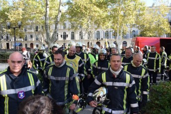 Manifestation soutien pompiers Nimes 23-10-2017 Jean Pierre Fuster Beaucaire (12)