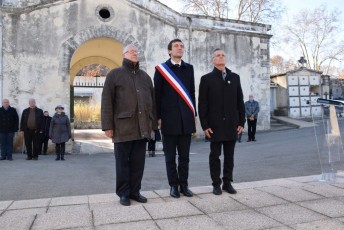 Cérémonie d'hommage aux Morts pour la France Beaucaire Julien Sanchez 5