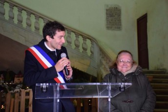 Inauguration de la crèche de Noël Beaucaire Julien Sanchez 1