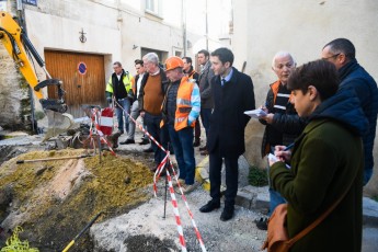 Beaucaire visite chantier rue de Nimes 24-02-2020 Julien SANCHEZ (1)