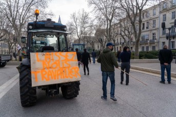 20230221 - Manifestation Agriculteurs Préfecture Nîmes - 13