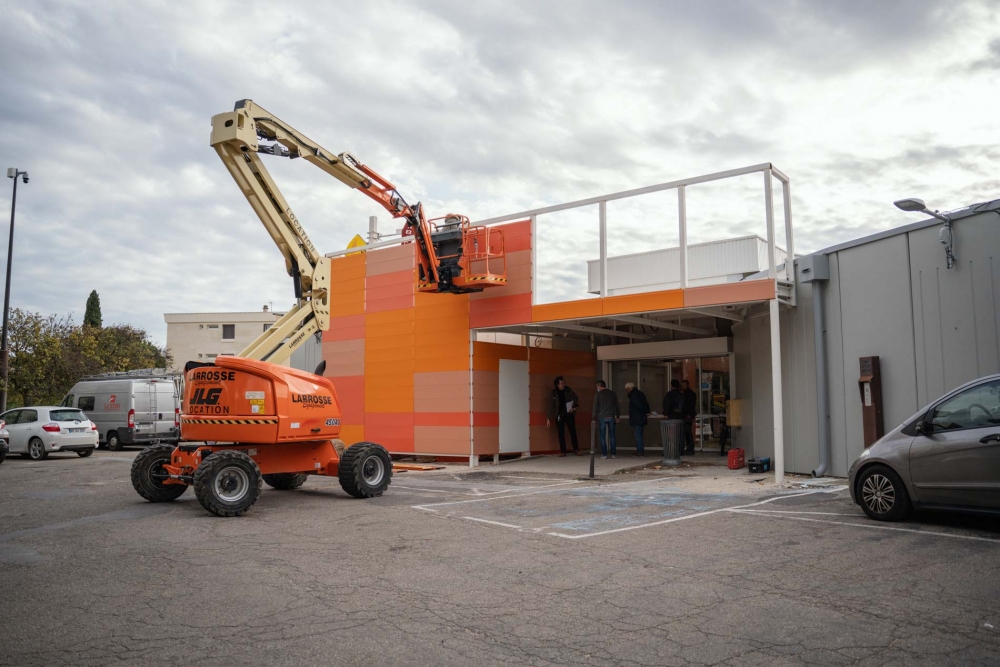Centre commercial de La Moulinelle : Les travaux bientôt à leur terme
