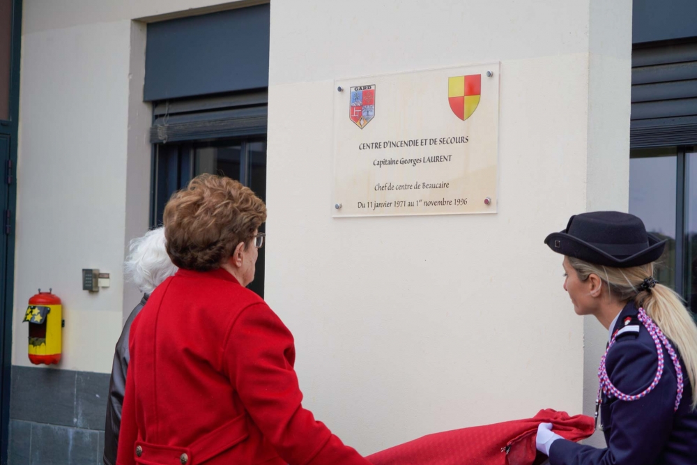 Le centre de secours de Beaucaire rebaptisé du nom du Capitaine Georges Laurent