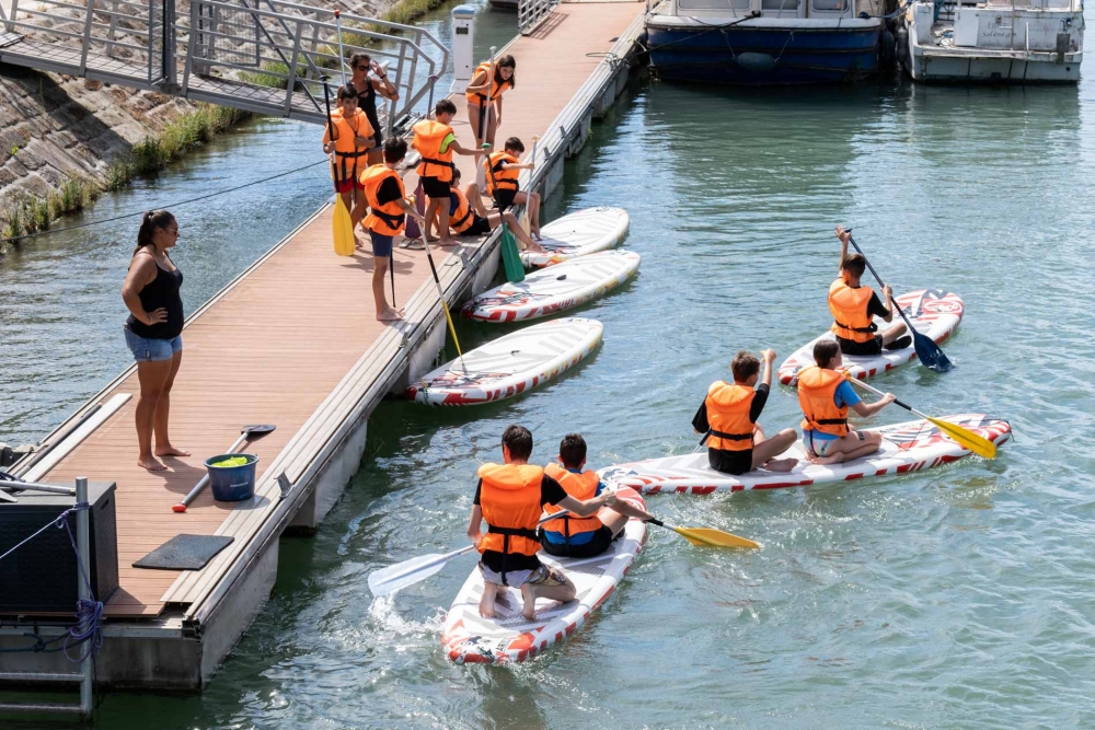 Du paddle… sur le canal de Beaucaire !⛵🚣‍♂️