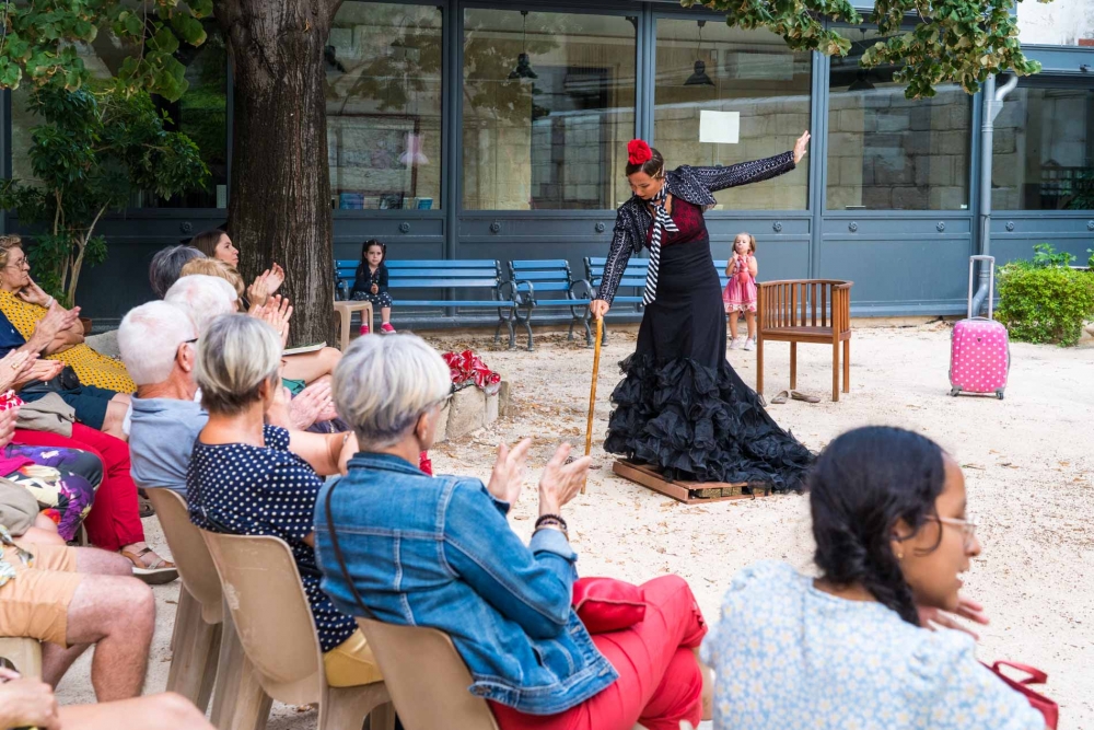 Beau succès pour le spectacle “FlamenKa ¡ in Situ !”💃