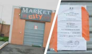 Le Maire de Beaucaire se félicite de la fermeture administrative pour 15 jours de l’épicerie “Market City”