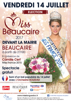 Élection de Miss Beaucaire 2017