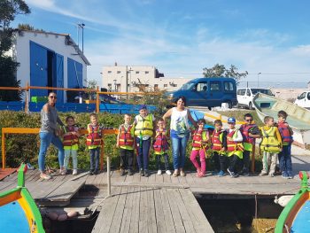 Les enfants du centre aéré primaire de Beaucaire en sortie à Sète !