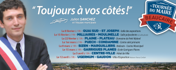 La Tournée du Maire, 8 rendez-vous avec les Beaucairois