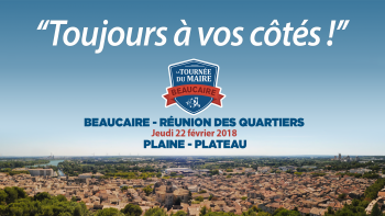 Tournée du Maire – Quartiers Plaine et Plateau – jeudi 22 février 2018