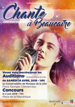 [Auditions] Chante à Beaucaire