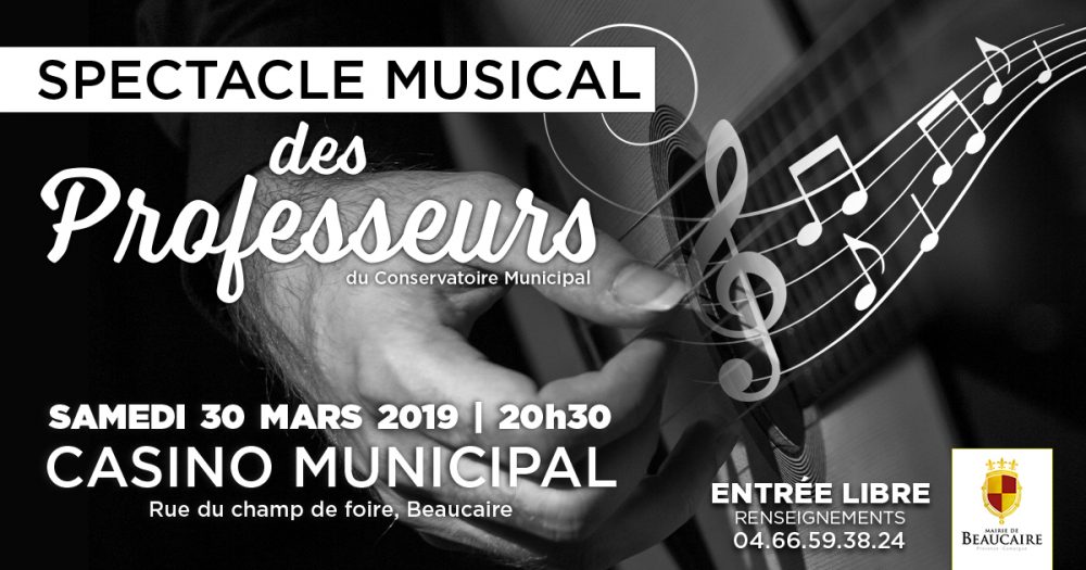 Spectacle musical des professeurs
