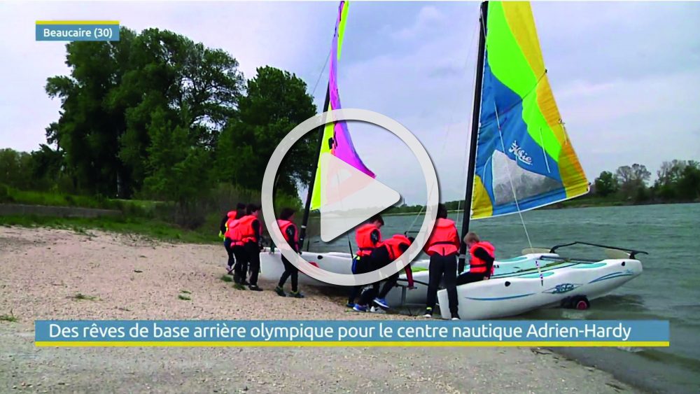 La base nautique de Beaucaire comme base arrière des JO 2024 : Les médias s’y intéressent !