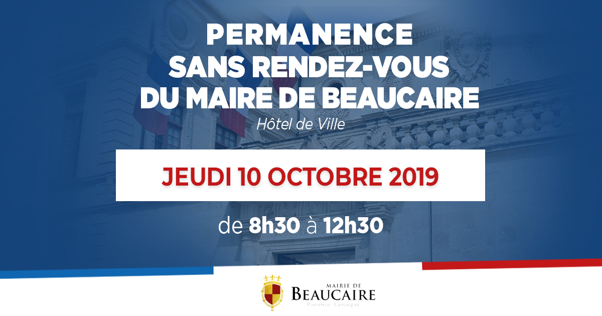 Julien Sanchez - Permanence du Maire