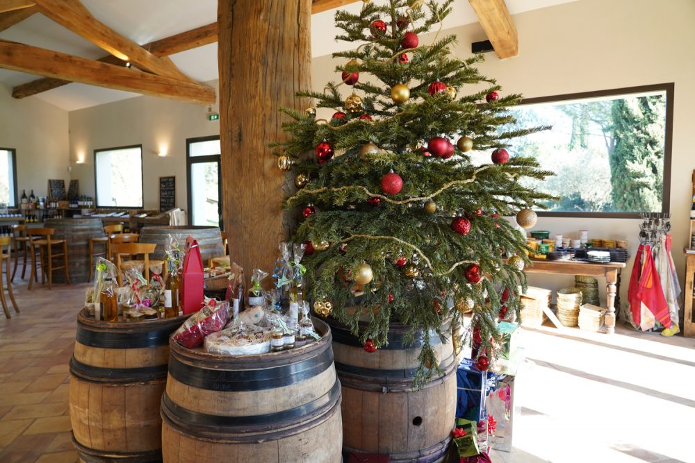 Un beau Marché de Noël au milieu des vignes