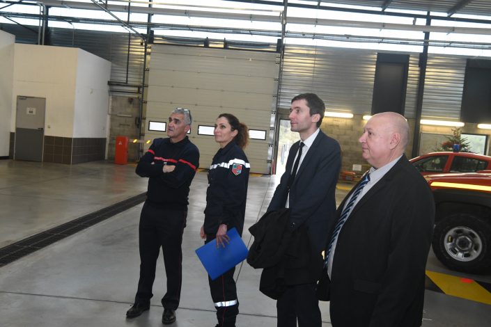 Beaucaire – Visite du Nouveau directeur departemental – Pompier-07