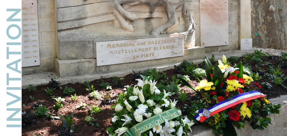 CÉRÉMONIE – HOMMAGE AUX RASETEURS MORTS EN PISTE