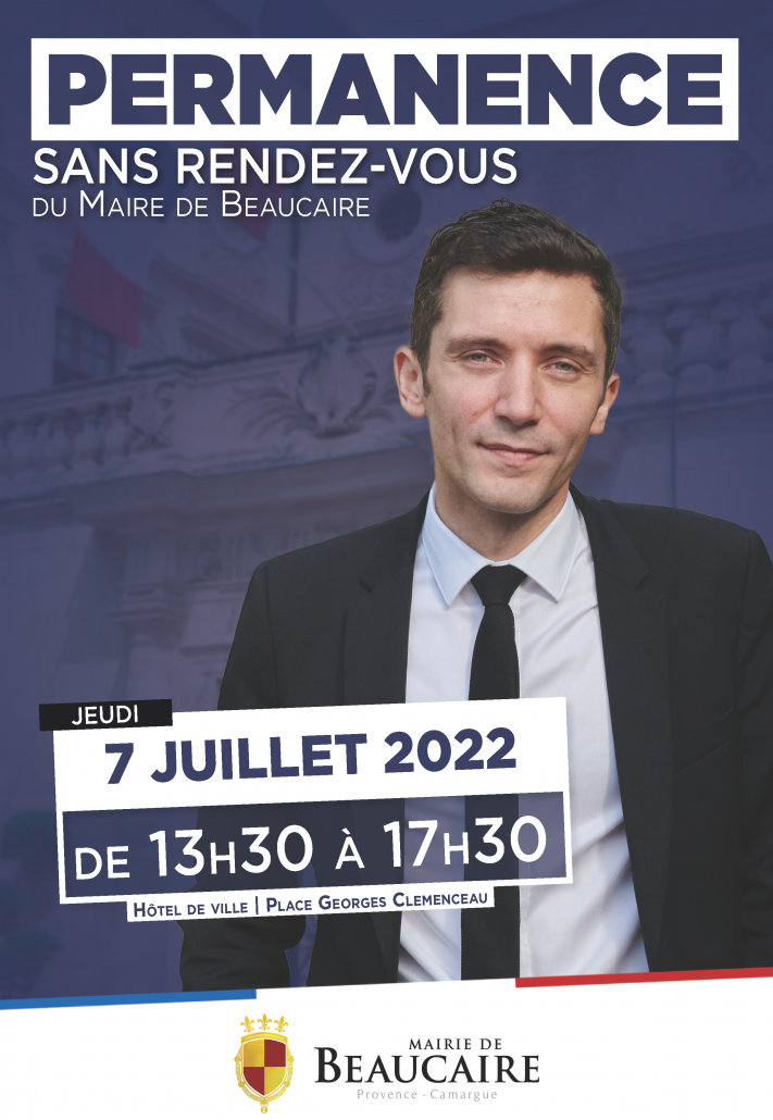 20220707 Permanence du Maire Le site officiel de la Ville de Beaucaire