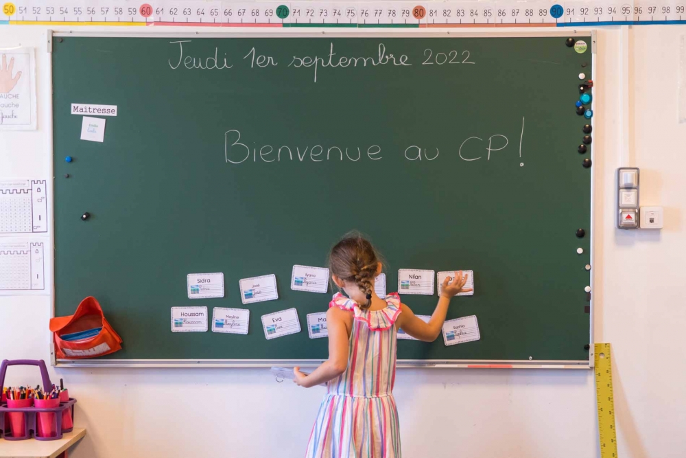 Rentrée scolaire 2022-2023 : Traditionnelle tournée des écoles pour le Maire et son adjointe aux affaires scolaires