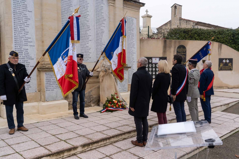 Beaucaire a rendu hommage aux Morts pour la France pendant la Guerre d’Algérie et les combats du Maroc et de la Tunisie 🇫🇷