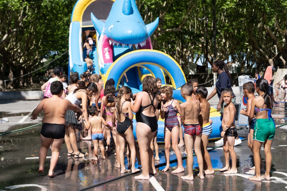 Grand succès pour l’activité parc aquatique à Beaucaire !