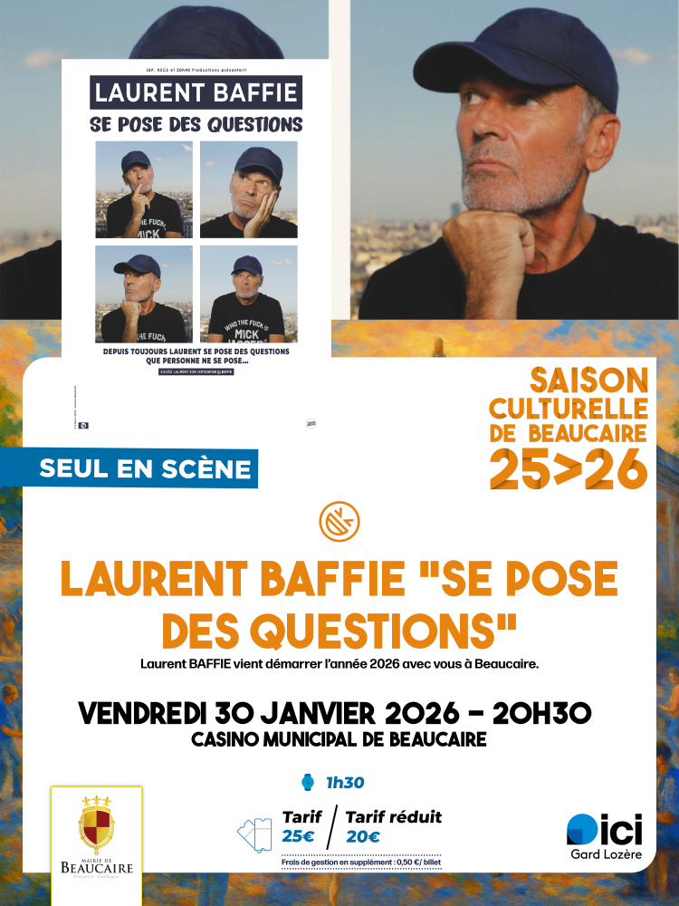 LAURENT BAFFIE « SE POSE DES QUESTIONS »