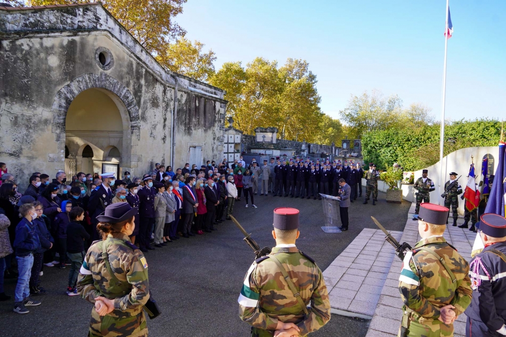 11 novembre 2021 : Beaucaire commémore l’Armistice de 1918 et rend hommage aux morts pour la France