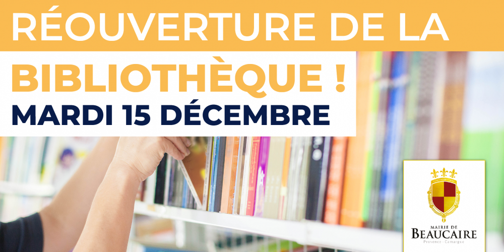 Réouverture de la bibliothèque municipale